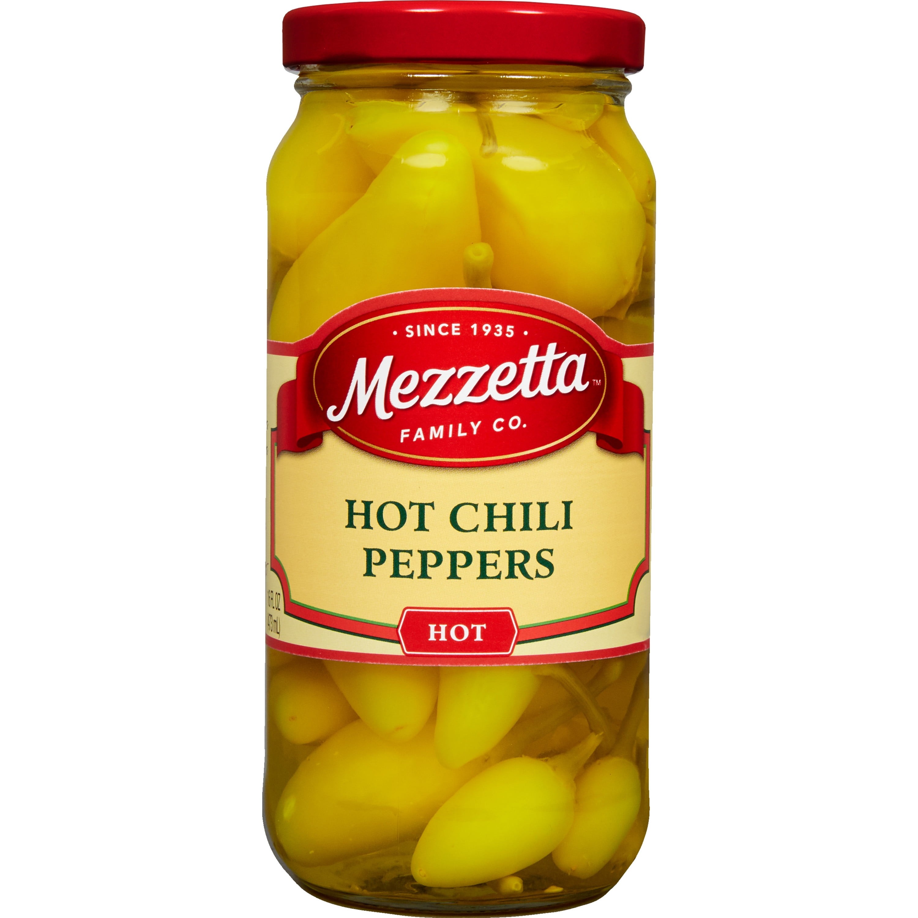 MEZZETTA HOT CHILLI PEPPER 16 OZ