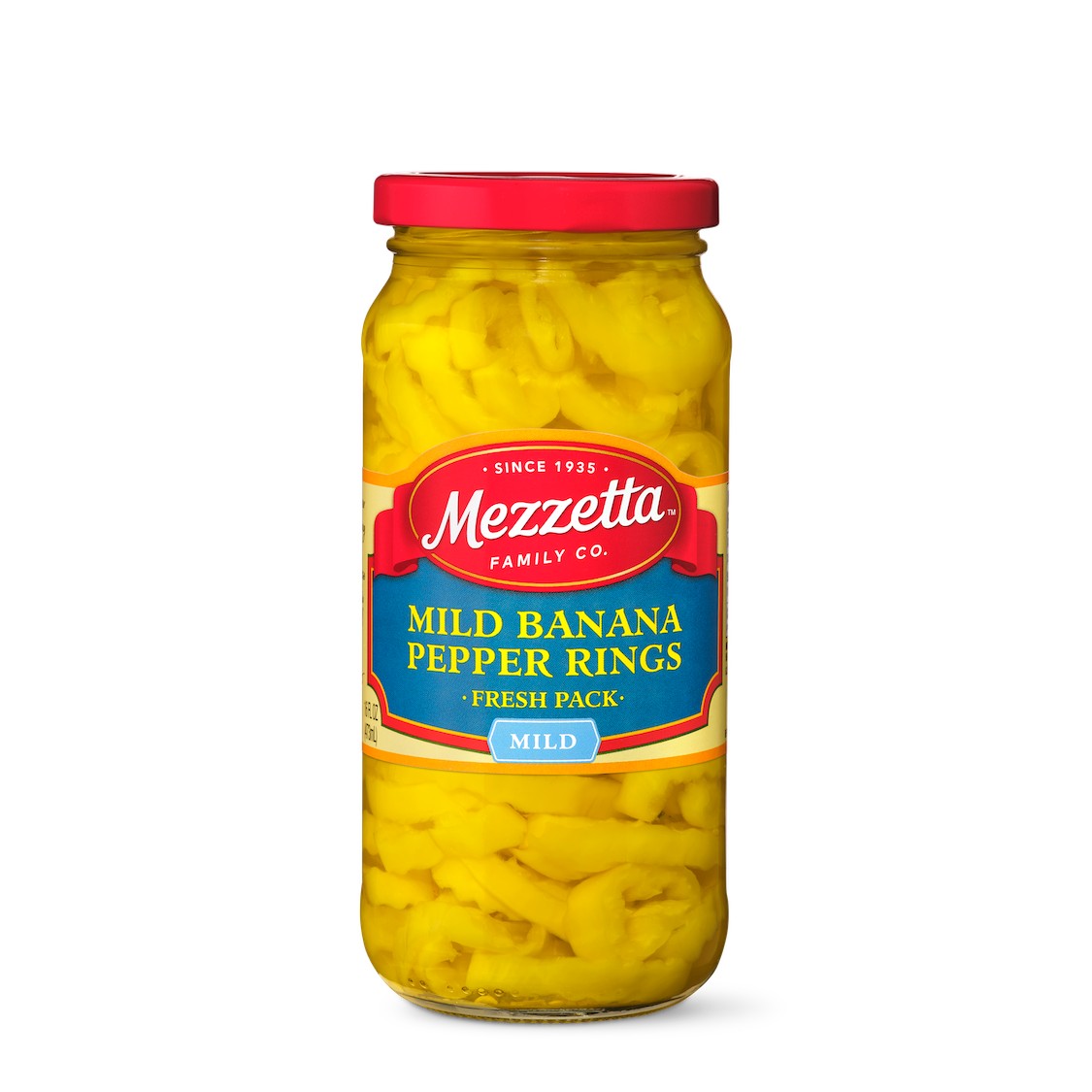 MEZZETTA MILD RING PEPPERS 16 OZ
