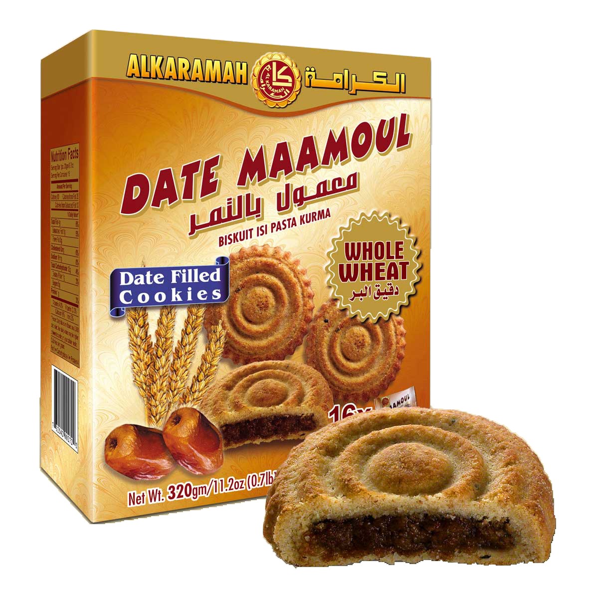 Al Karamah Whole.Wheat Maamoul 320 GM