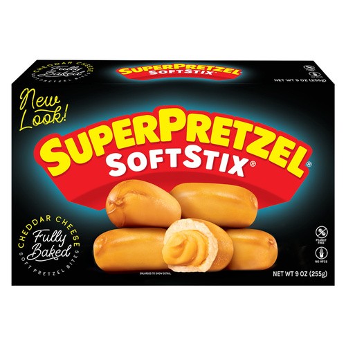 SUPER PRETZEL CHDR STIX 9 OZ
