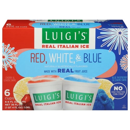 LUIGI RED WHT BLUE I 6 OZ
