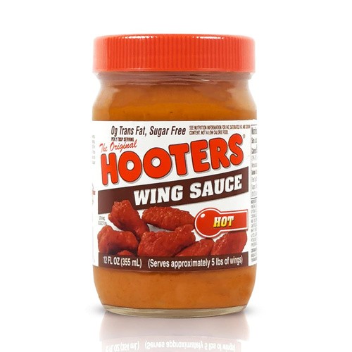 HOOTERS WNG SC HOT 12 OZ