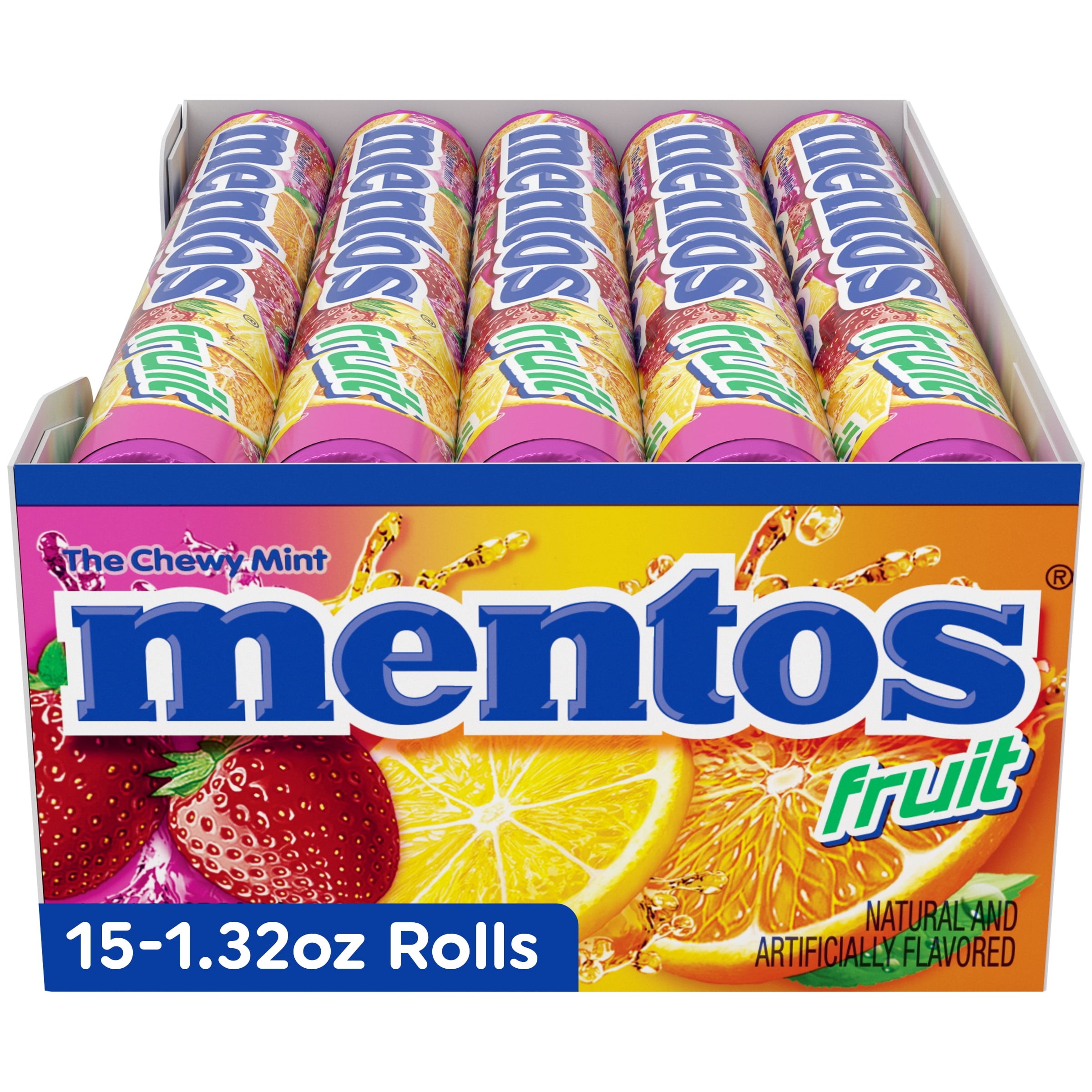 MENTOS MIXED FRUIT 15 COUNT