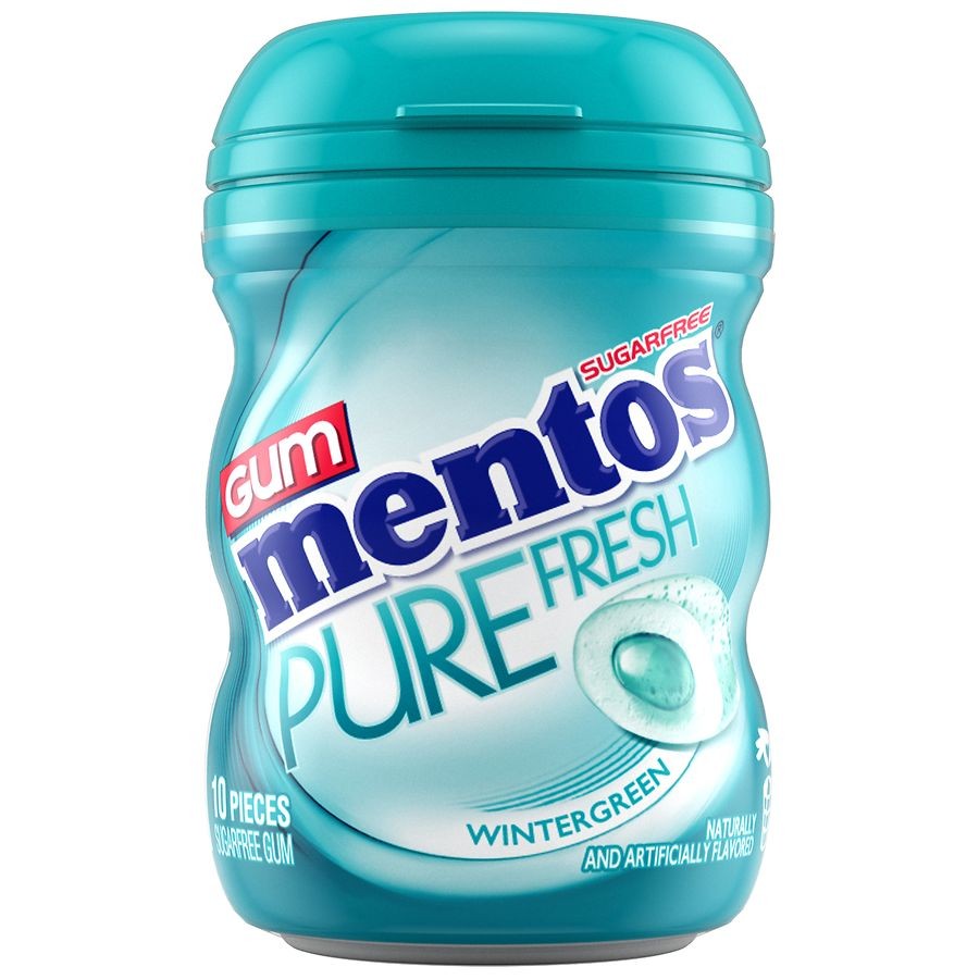 MENTOS GUM WINTERGREEN 10 COUNT