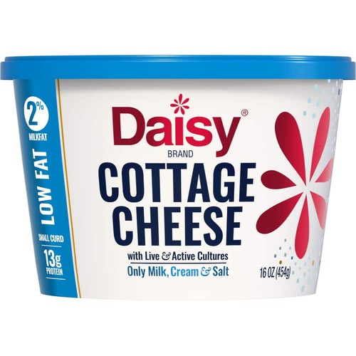 DAISY 2  LOW FAT COTTAGE CHEESE          16 OZ