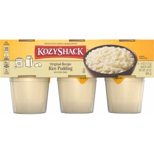 KOZY RICE PUDDING                        6 COUNT