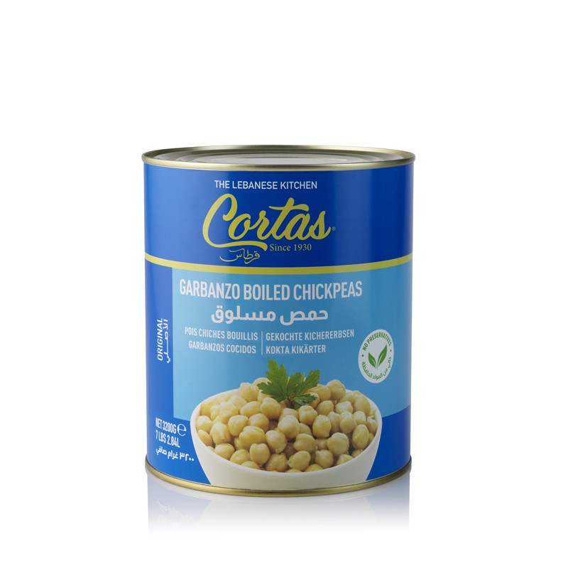 Cortas&S Boiled Chickpeas 7 LBS
