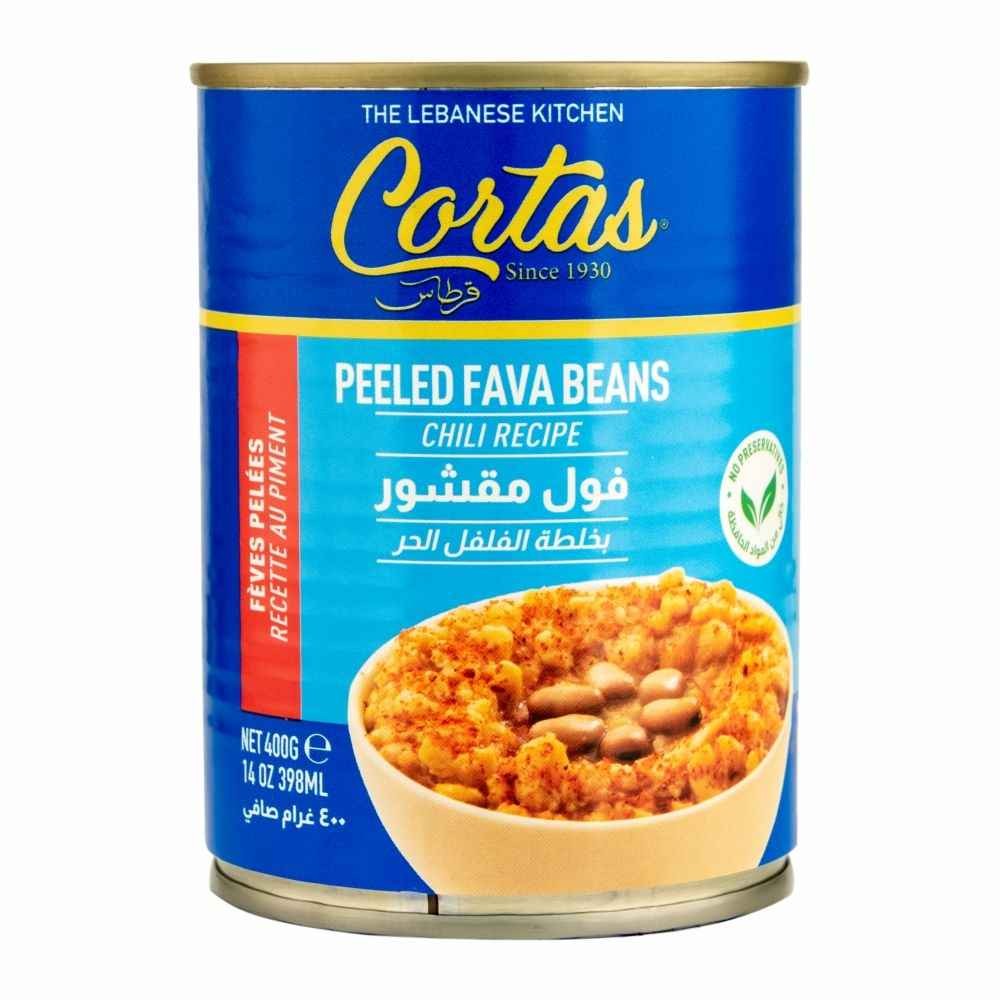 CORTAS FAVA BEANS W/CHILI 400 GM