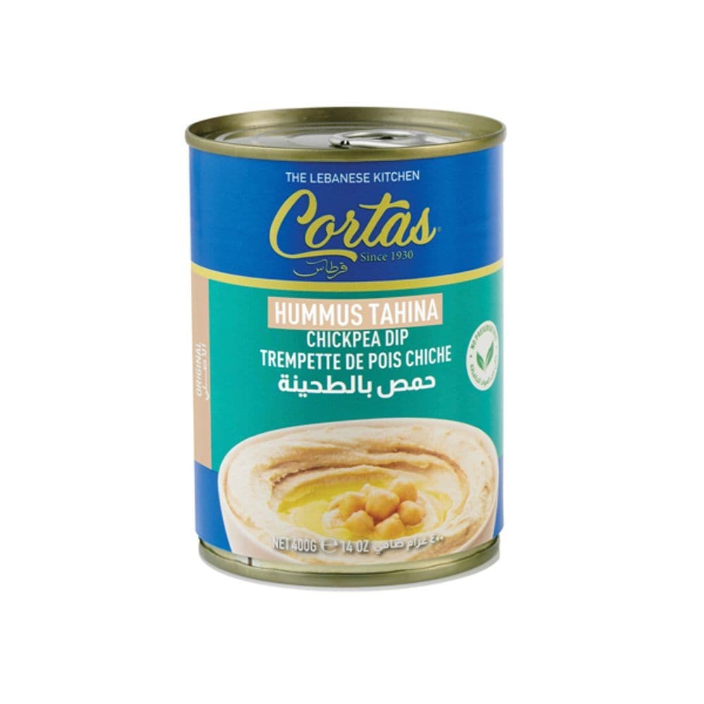 HUMMUS TAHINA CORTAS 14 OZ