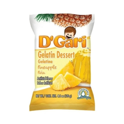 D'GARI GELATIN PINA/PINEAPPLE            1 OZ