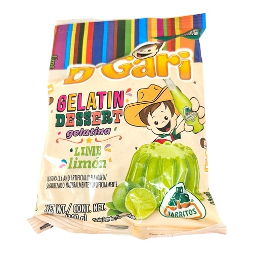 D'GARI GELATIN LIME                      1 OZ