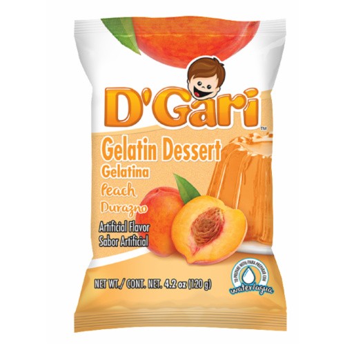 DGARI GELATIN PEACH 4.2 OZ