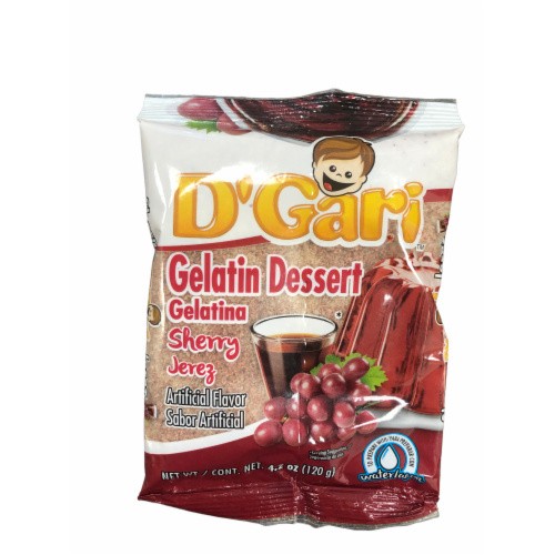 GELATIN DESSERT SHERRY                   4.2 OZ