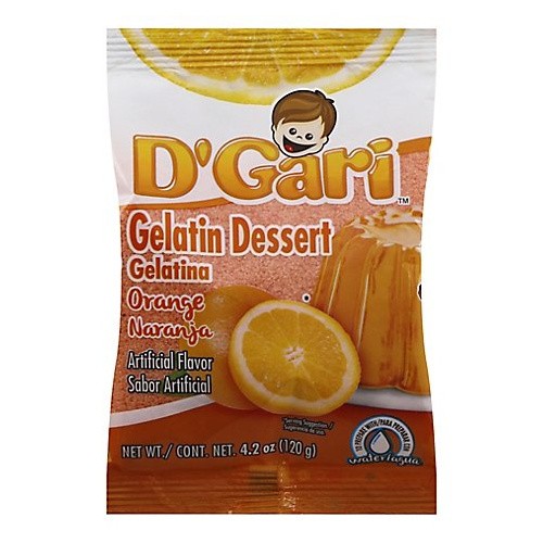 Dgari Gelatin Orange 4.2 OZ