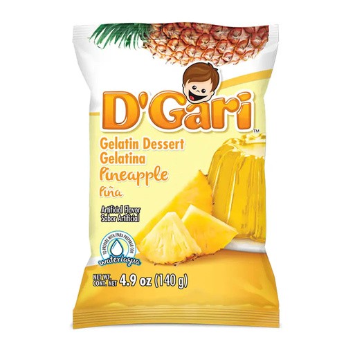 D'gari Gelatin Pineapple 4.2 OZ