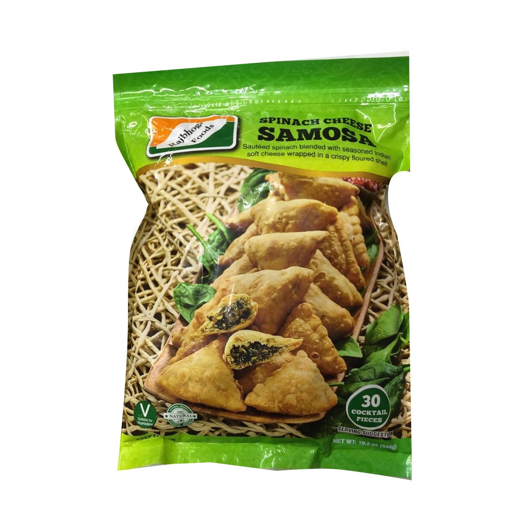 RAJBHOG SPINACH CHEESE SAMOSA 544 GM
