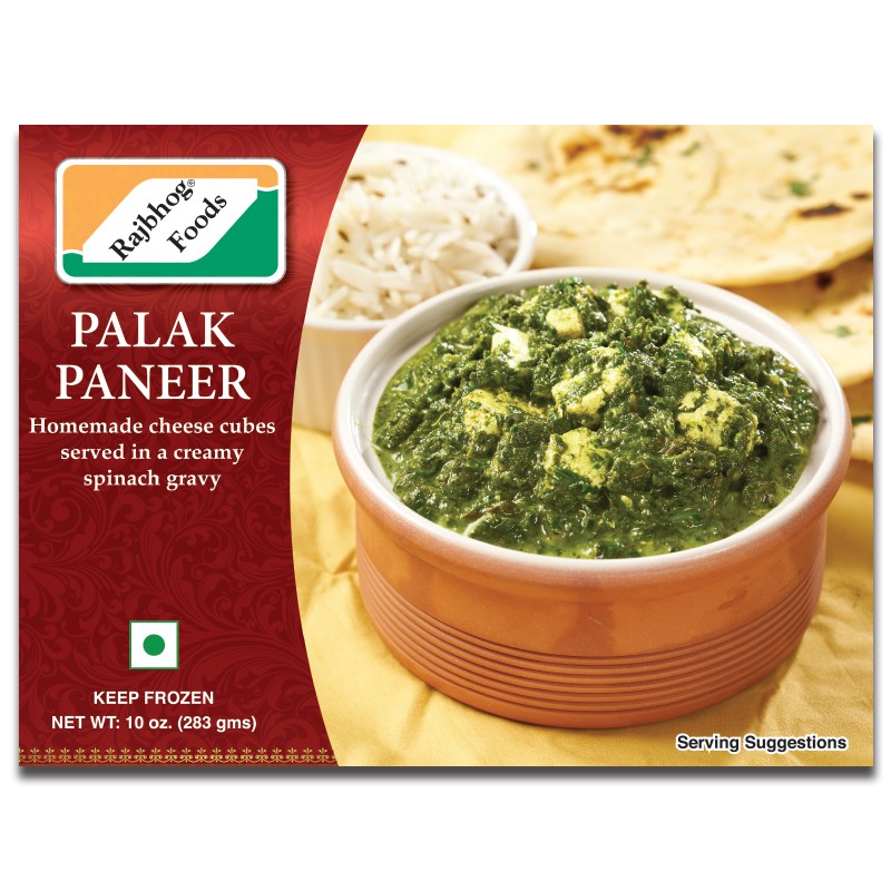 RAJBHOG PALAK PANEER 10 OZ