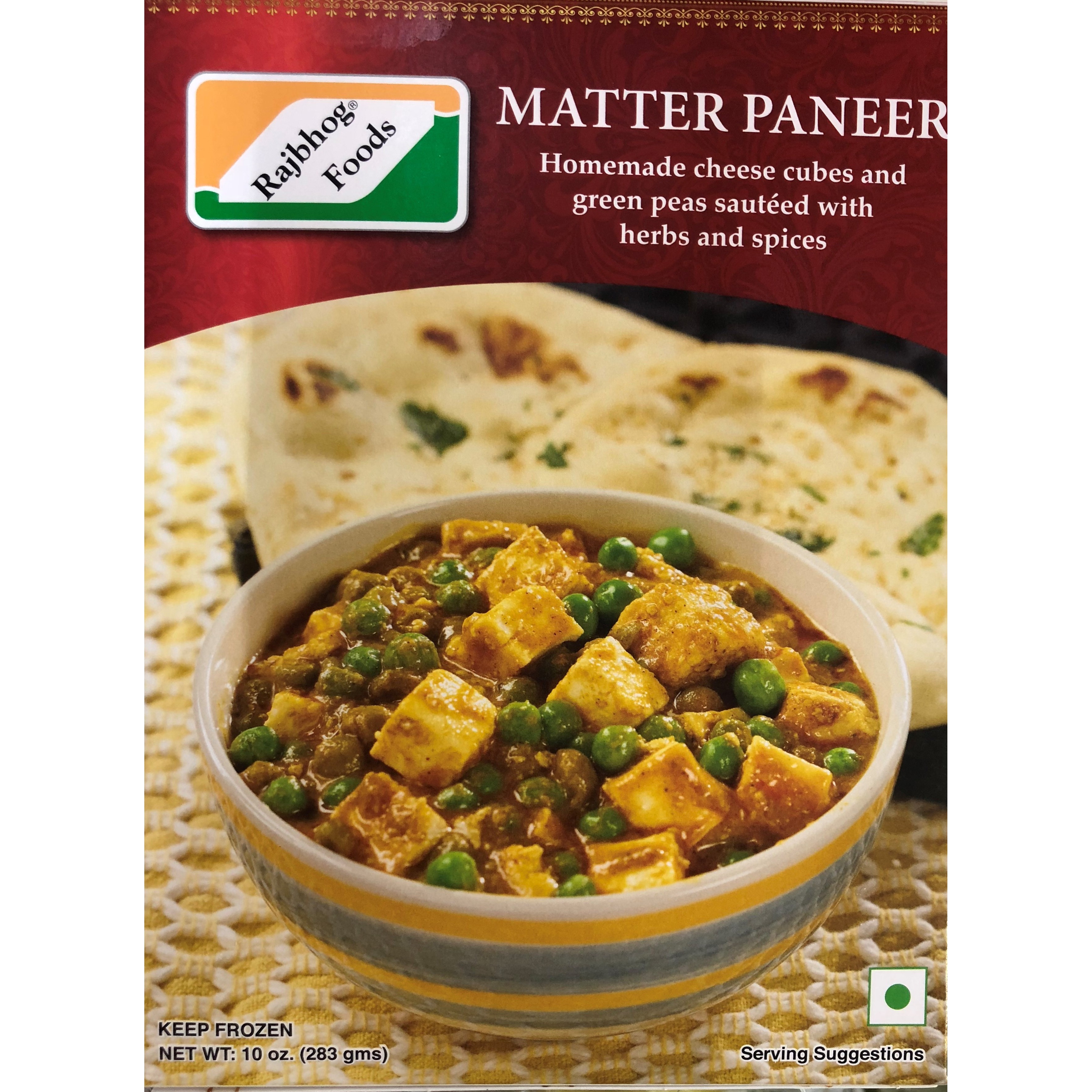 Rajbhog Mutter Paneer 283 GM
