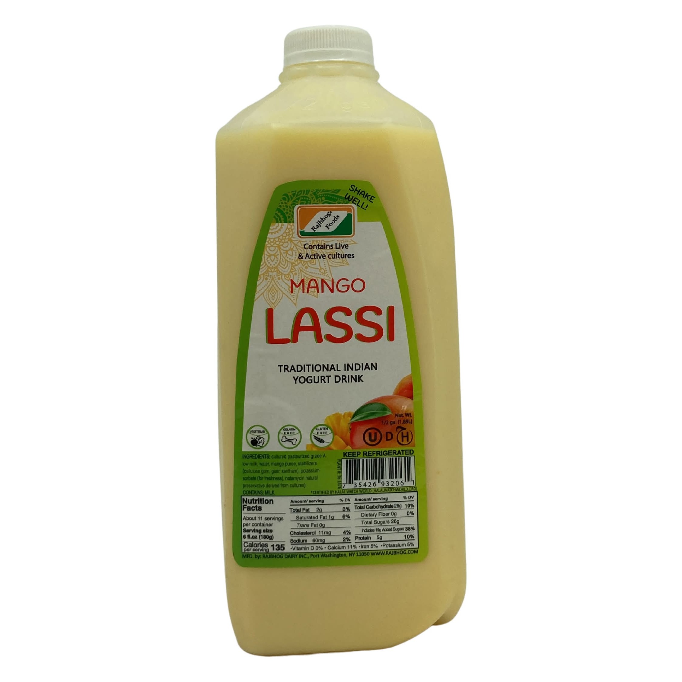 RAJBHOG MANGO LASSI 1.89 LTR