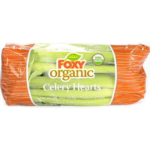 ORGANIC CELERY HEARTS FOXY 16 OZ