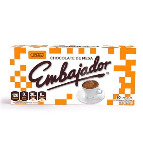 CHOCOLATE EMBAJADOR 9.2 OZ