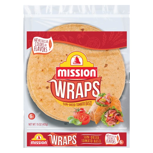 MISSION WRPS SUN DRIED TOMATO 15 OZ