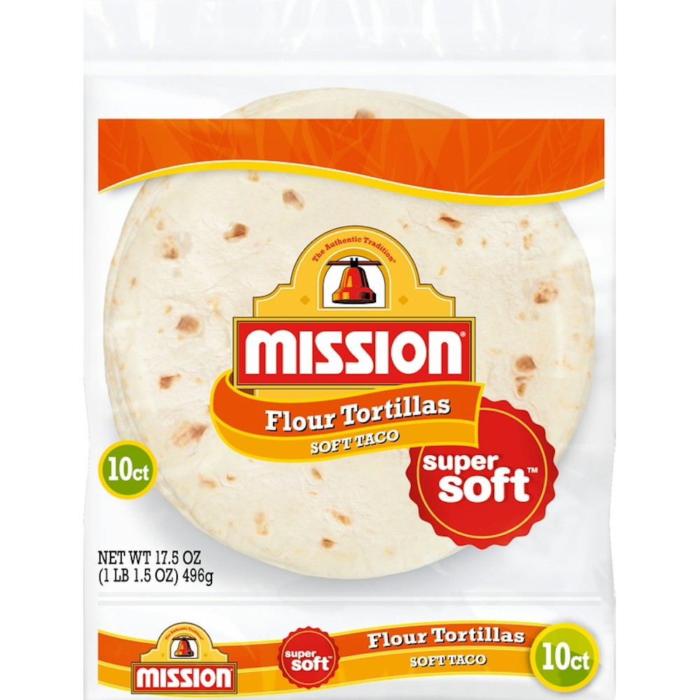 Mission Taco Size Super Soft Flour Tortillas 17.5 OZ