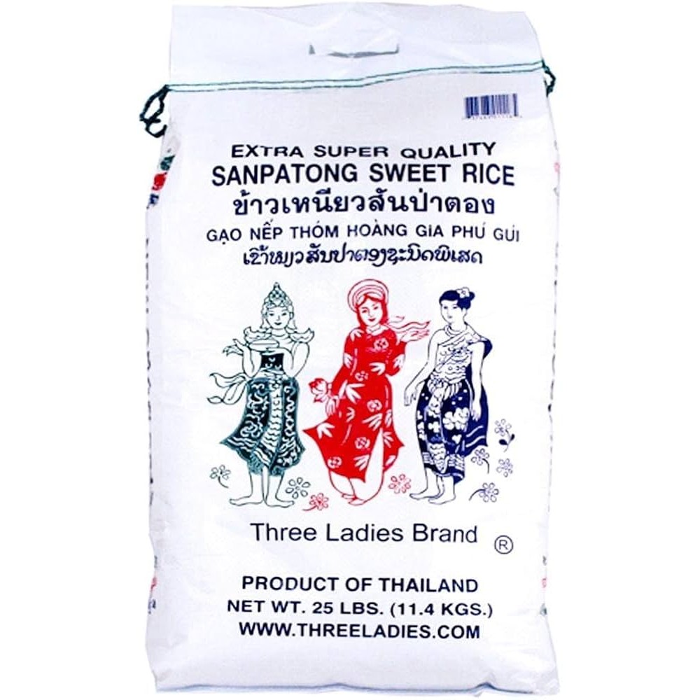 Three Ladies Rice (Sanpatong Sweet Rice 25 LBS