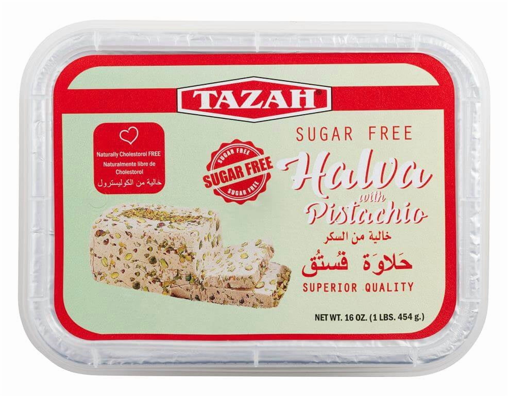 TAZAH HALAWA SUGAR FREE 1 LBS