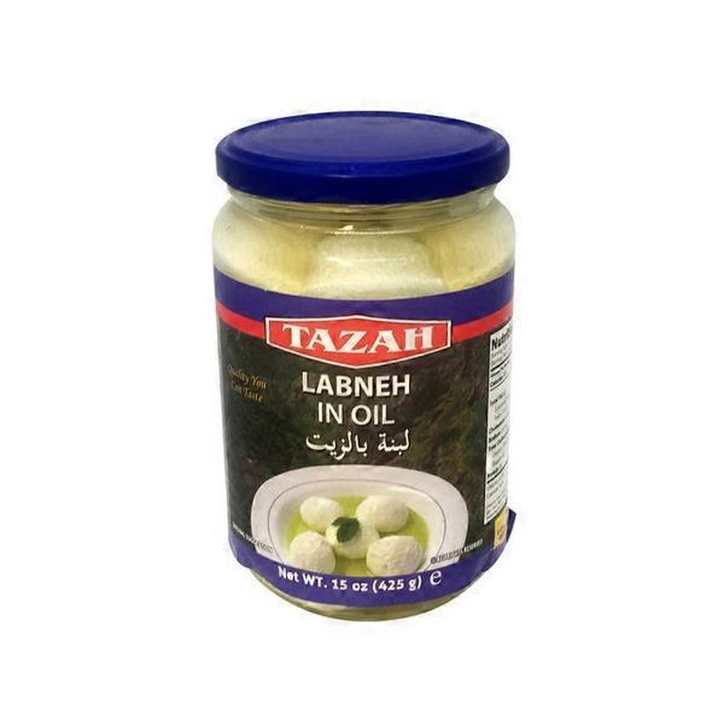 TAZAH LABNEH BALLS IN OIL 425 GM
