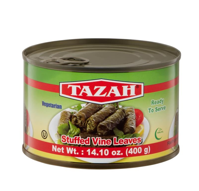 Tazah Stuffed Vine Leaves 400 GM