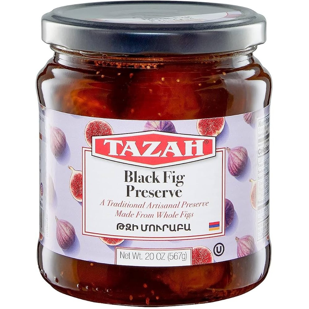 Tazah Black Fig Preserve 20 OZ