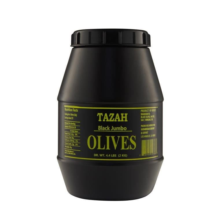 Tazah Black Jumbo Olives 2 KG