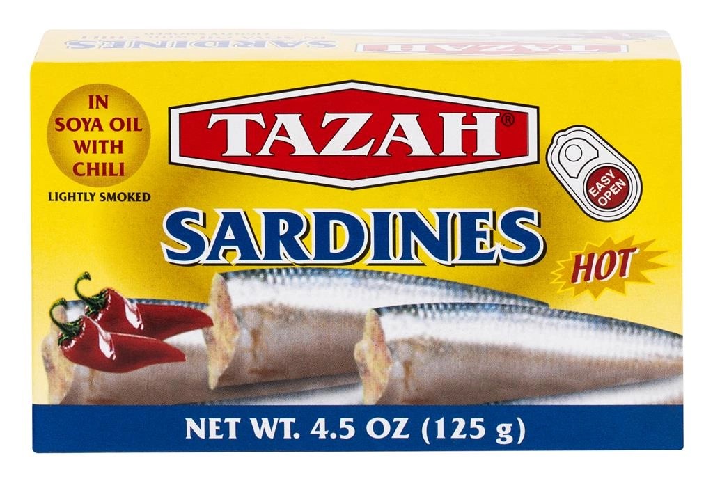 TAZAH SARDINE IN CHILI OIL 4.5 OZ