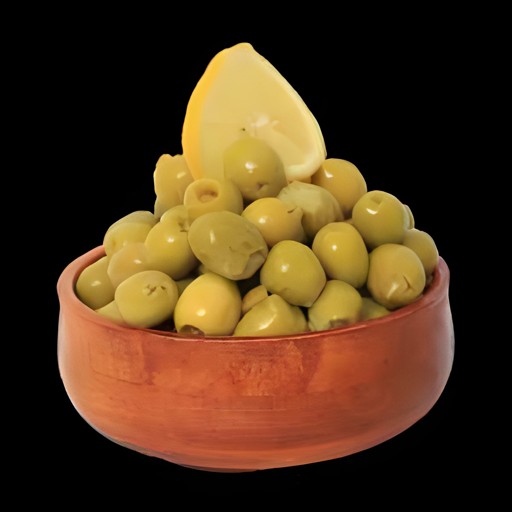 TAZAH SYRIAN GREEN CRACKED OLIVE WITH LEMON 3 KG