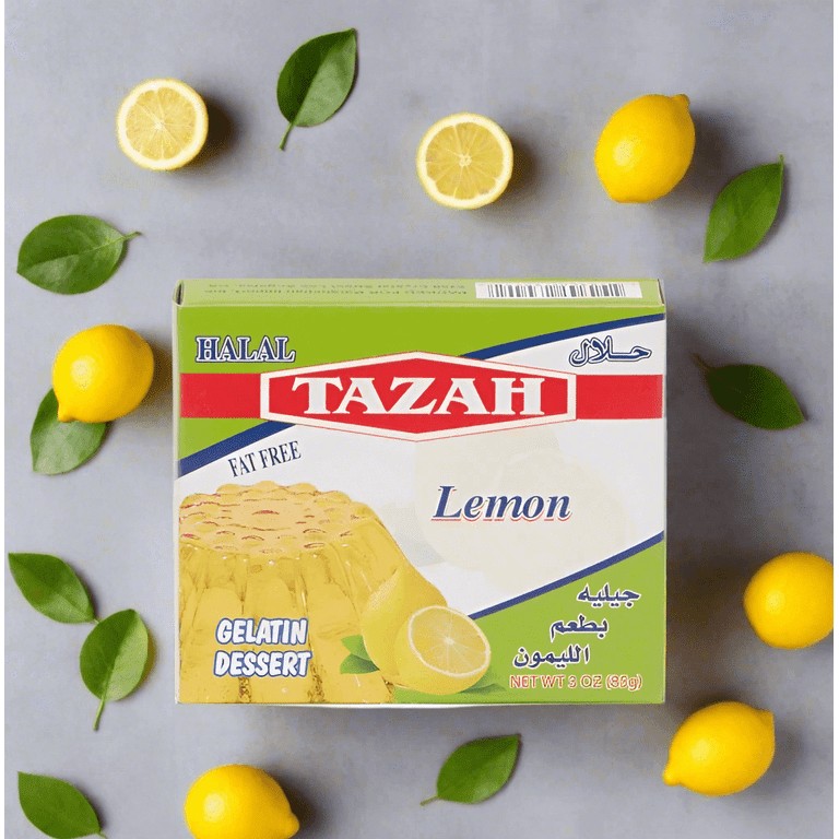 TAZAH JELLO LEMON 3.5 OZ