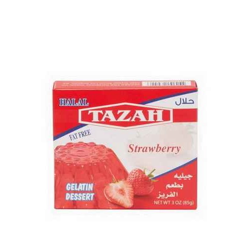 Tazah Strawberry Jello 85 GM
