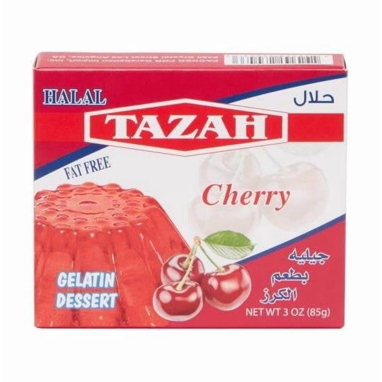 TAZAH JELLO CHERRY 3 OZ