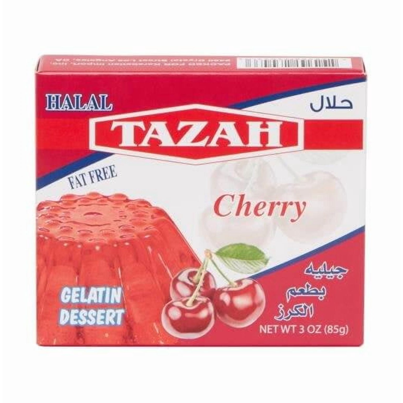 Tazah Cherry Jello 3 OZ