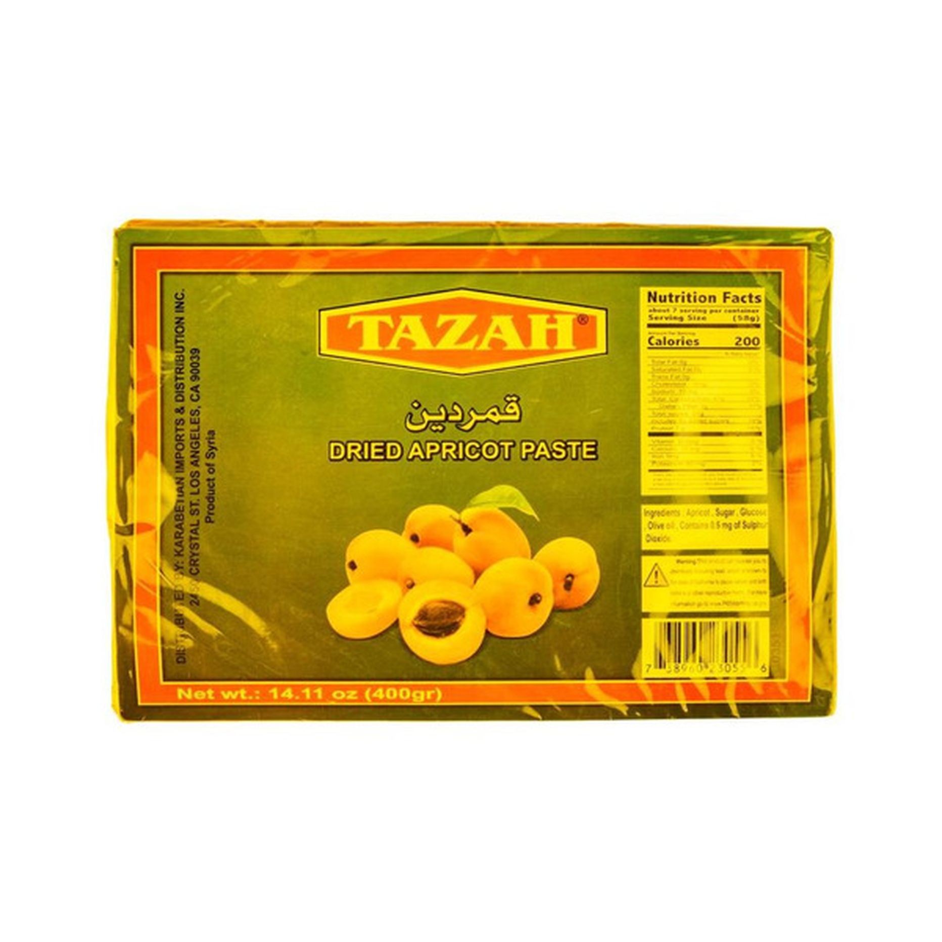Tazah Dried Apricot Paste 400 GM