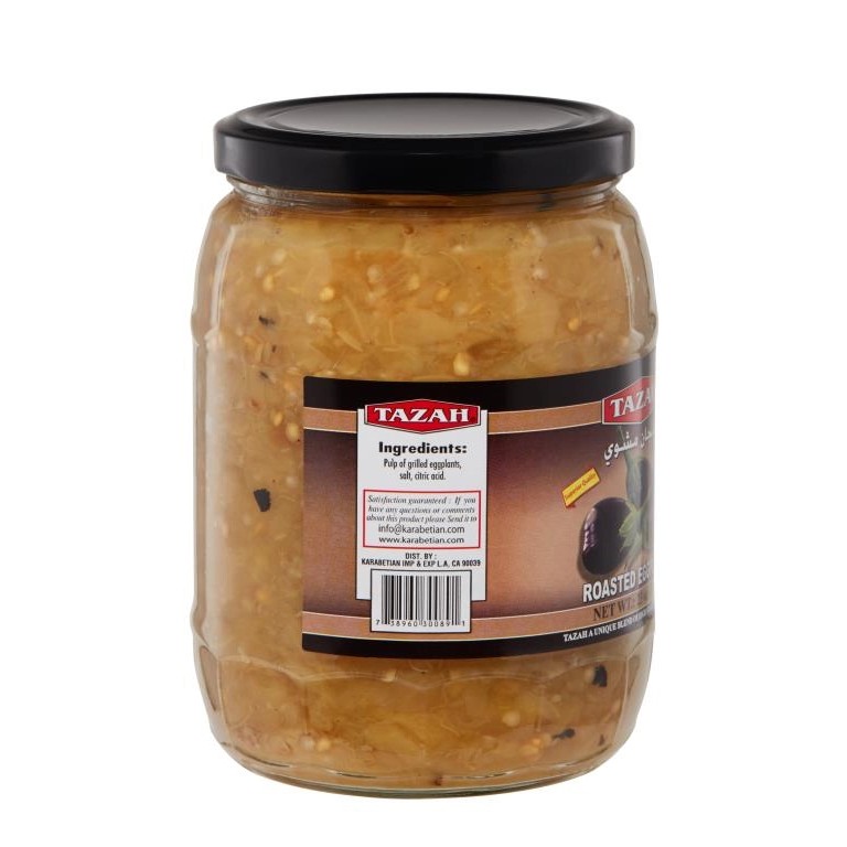 Tazah Roasted Eggplant 28 OZ