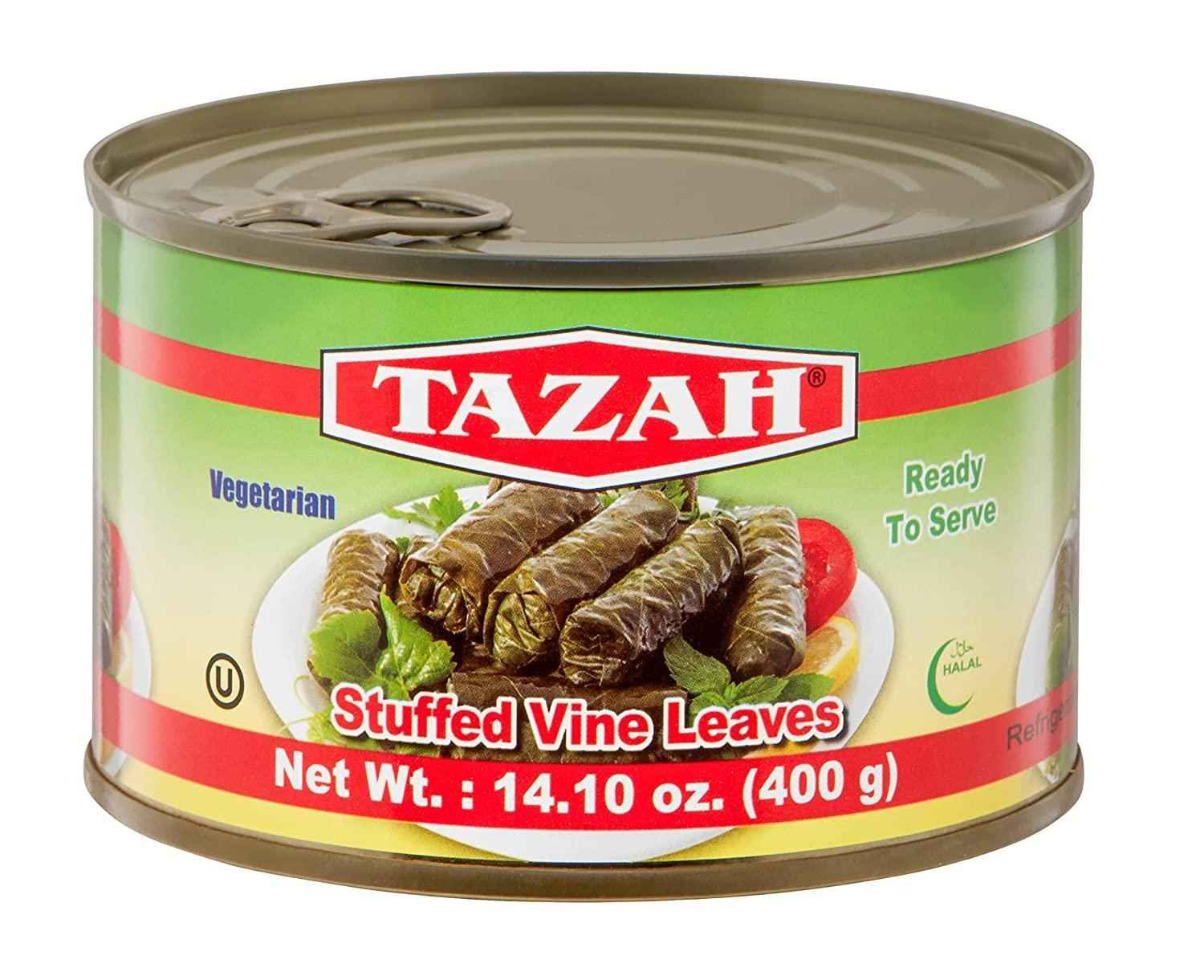 Tazah Stuffed Vine Leaves 400 GM