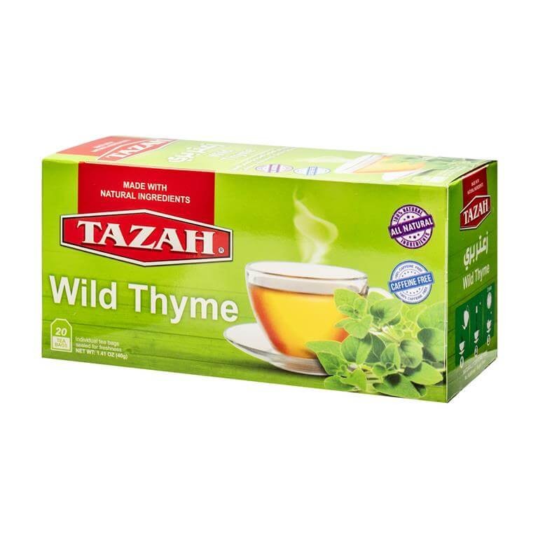 TAZAH WILD THYME TEA BAG 40 GM