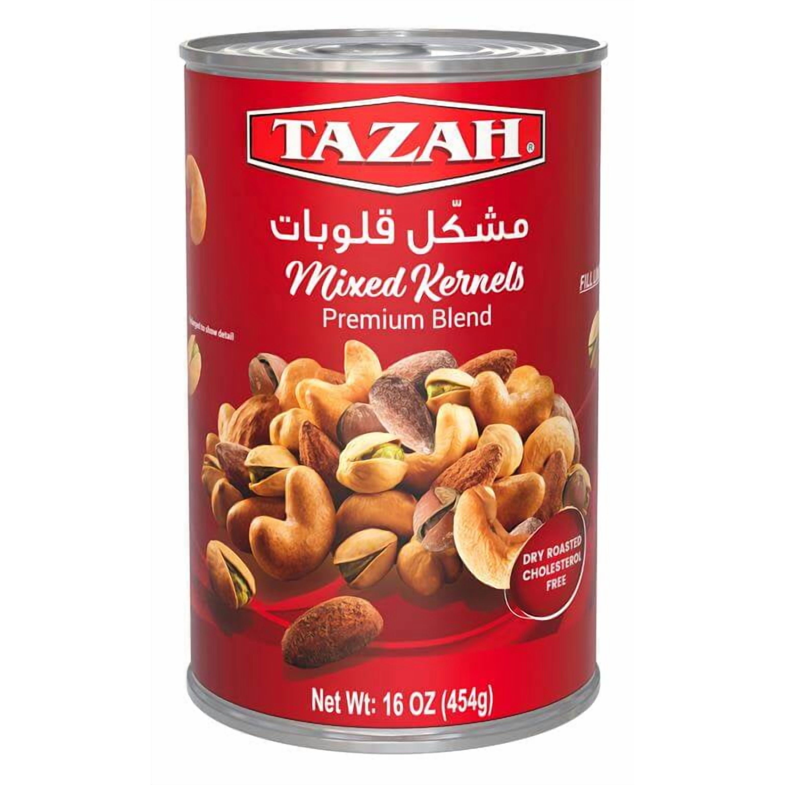 TAZAH MIXED XTRA KERNELS IN TIN 1 LBS