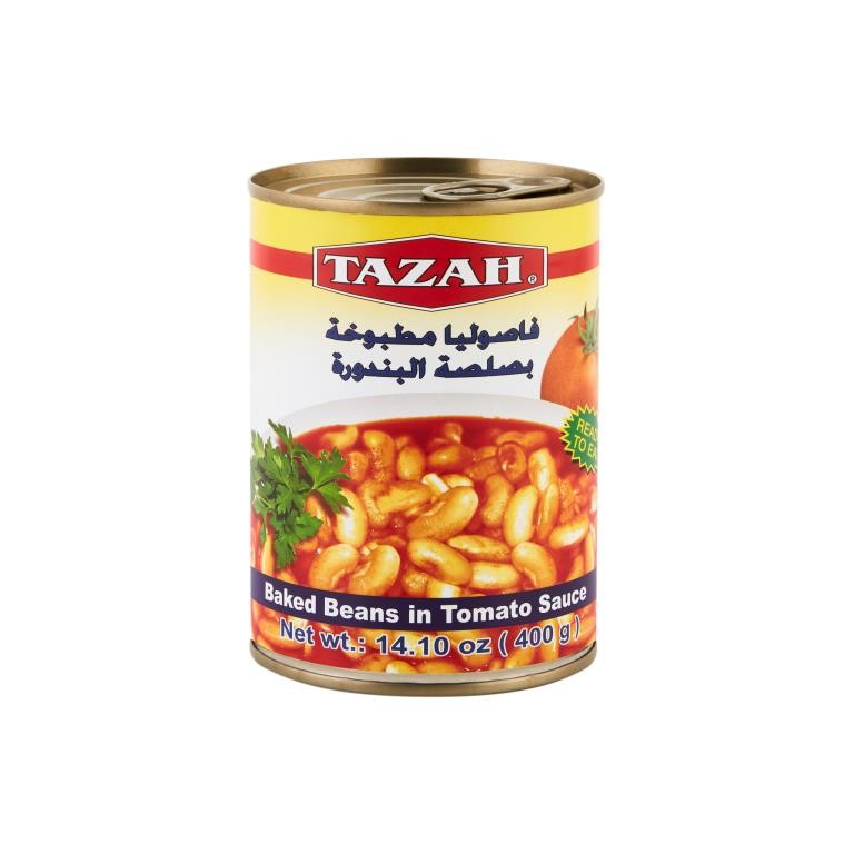 TAZAH BAKED BEANS IN TOMATO SAUCE 400 GM