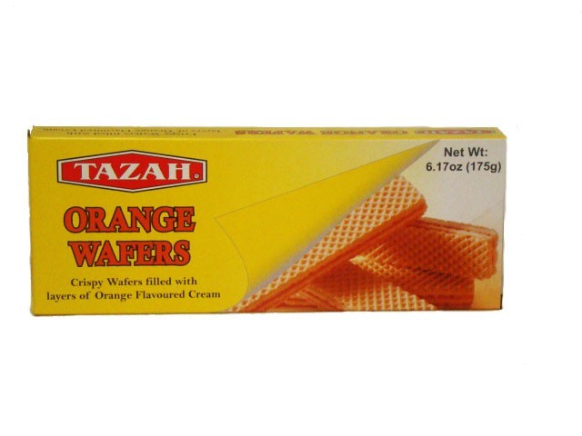 Tazzah Orange Wafers 175 GM