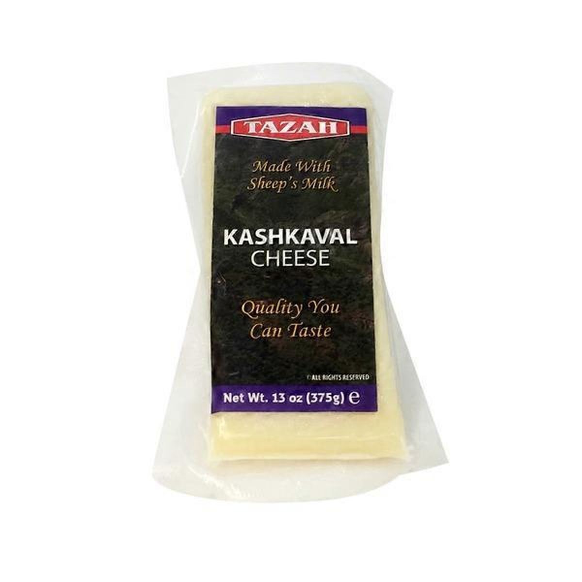 Tazah Kashkaval Cheese 375 GM