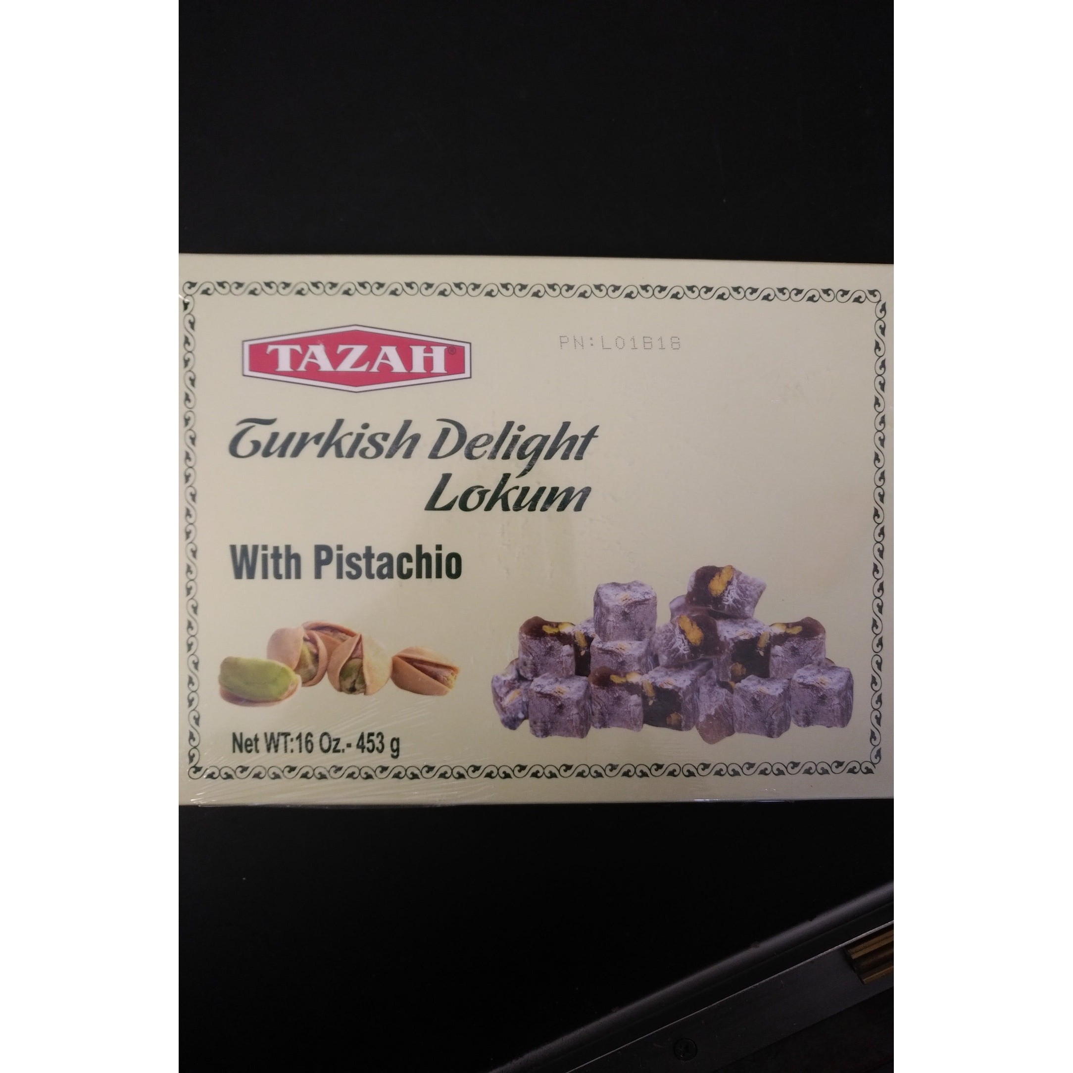 TAZAH TURKISH DELIGHT PISTACHIO 453 GM