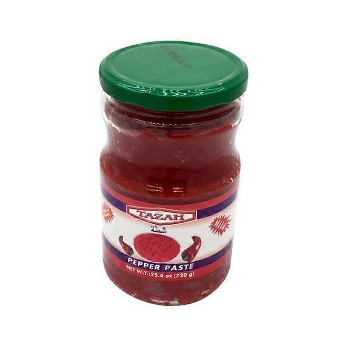 TAZAH PEPPER PASTE MILD TURKISH 720 GM