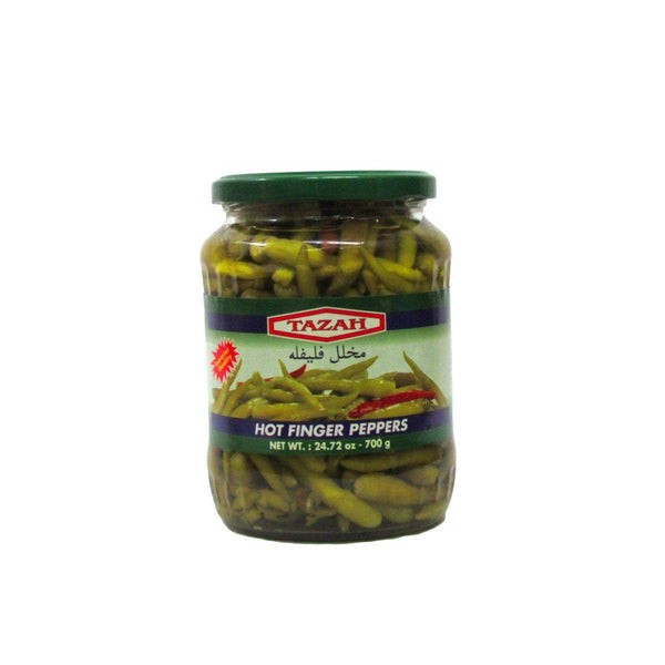 TAZAH HOT PEPPERS FINGER 700 GM